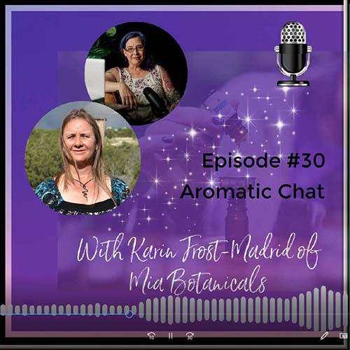 Our Certified Aromatherapist's first pod cast interview!