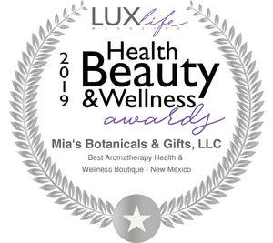 Mia’s Botanicals Awarded Best Aromatherapy Health and Wellness Boutique – NM